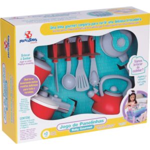 Brincando de Casinha Jogo de Panelinhas Gourmet Vm - Imagem 3