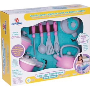 Brincando de Casinha Jogo de Panelinhas Gourmet Rs - Imagem 3