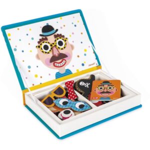 Livro Magnetico Infantil Crazy Faces Meninos 82 Pecas - Imagem 2