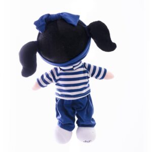 Boneca de Pelucia Anaju Cabelo Preto 35CM - Imagem 3