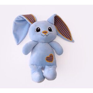 Pelucia Coelho Lucas Azul Bebe 35CM - Imagem 2