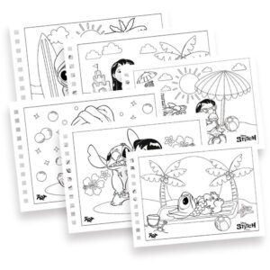 Livro de Colorir Stitch 48F. C/Adesivos 180G - Imagem 3