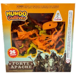 Miniatura Colecionavel Forte Apache Indios 24PC 2CAV - Imagem 3