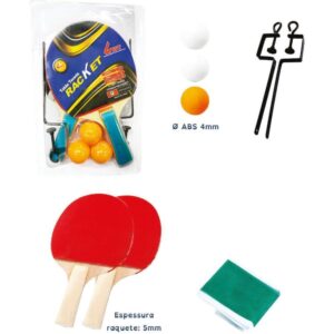 Raquete para Ping Pong Ping Pong Kit 8PCS - Imagem 1