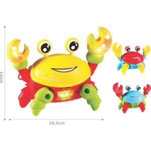 Brinquedo para Bebe Caranguejo Divert. C/Luz e Som - Imagem 1