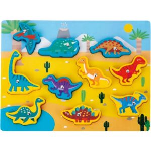 Brinquedo Educativo Encaixe 3X1 Pescaria Dinos - Imagem 1