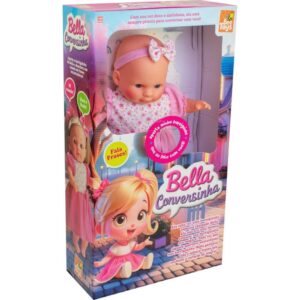 Boneca com Mecanismo Bella Conversinha 38CM - Imagem 2