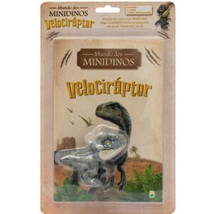 Livro Brinquedo Ilustrado Minidinos: Velociraptor 16PG - Imagem 1