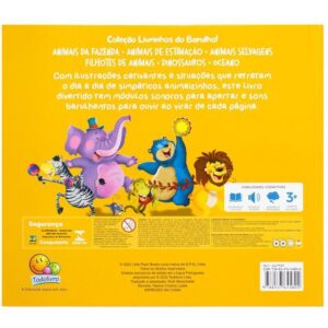 Livro Sonoro Animais Selvagens 22X19,5 8PG - Imagem 3