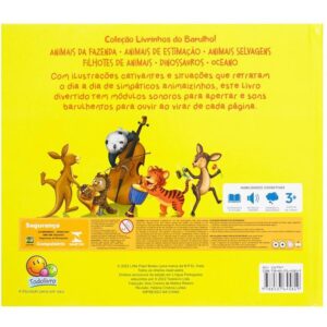 Livro Sonoro Filhotes de Animais 22X19,5 8P - Imagem 3