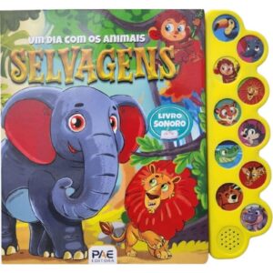 Livro Sonoro Animais Selvagens 28,5X26,7 10 - Imagem 1