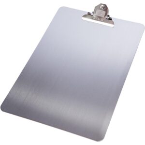 Prancheta Aluminio Oficio C/Prendedor Metal - Imagem 1