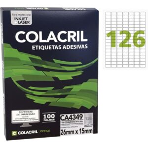 Etiqueta A4 26X15MM 100 Folhas - Imagem 1