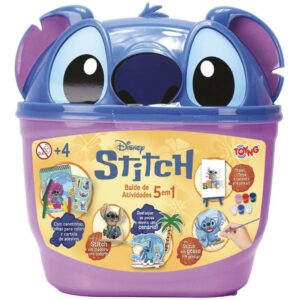 Brinquedo para Colorir Stitch Balde de Atividades - Imagem 1