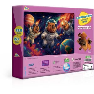 Quebra-Cabeca Cartonado Capinautas Grandao 120PCS - Imagem 3