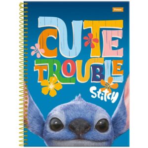 Caderno 01X1 Capa Dura Stitch Movie 80FLS. - Imagem 5
