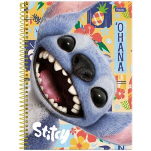 Caderno 10X1 Capa Dura Stitch Movie 160FLS. - Imagem 4