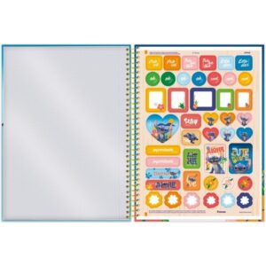Caderno 10X1 Capa Dura Stitch Movie 160FLS. - Imagem 7