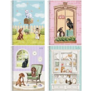 Caderno 01X1 Capa Dura Furfriends 80FLS. - Imagem 1