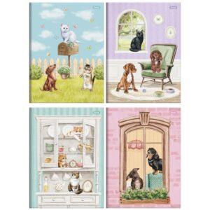 Caderno Brochurao Capa Dura Furfriends 80FLS. - Imagem 1