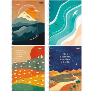 Caderno 10X1 Capa Dura Grace 160FLS. - Imagem 1