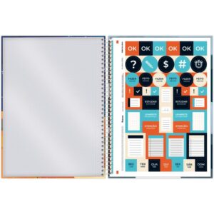 Caderno 10X1 Capa Dura Grace 160FLS. - Imagem 6