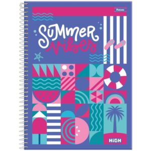 Caderno 01X1 Capa Dura High Feminino 80FLS. - Imagem 2
