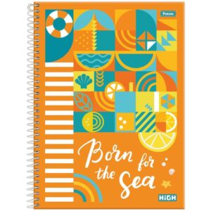 Caderno 01X1 Capa Dura High Feminino 80FLS. - Imagem 4