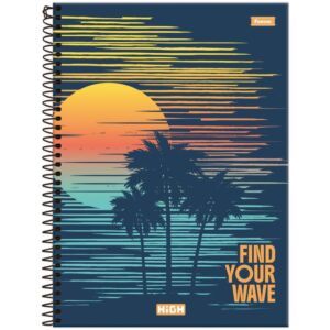 Caderno 10X1 Capa Dura High Masculino 160FLS. - Imagem 4