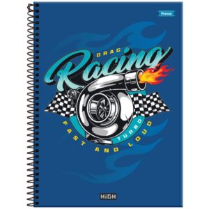 Caderno 12X1 Capa Dura High Masculino 192FLS. - Imagem 4