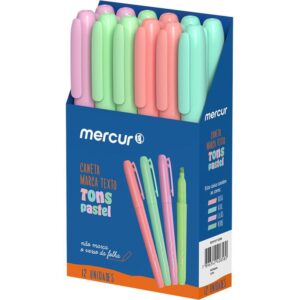 Caneta Marca Texto Tons Pastel Sortido - Imagem 1