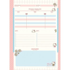 Caderno 01X1 Capa Dura Hello Kitty Kraft 80FLS I.a - Imagem 6