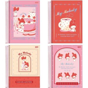 Caderno 01X1 Capa Dura My Melody 80FLS. I.a - Imagem 1