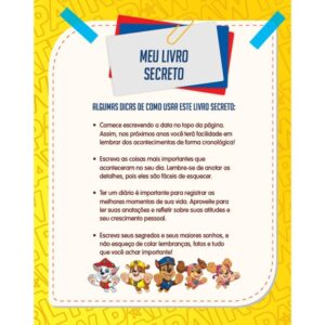 Diario Patrulha Canina Chase Azul - Imagem 4