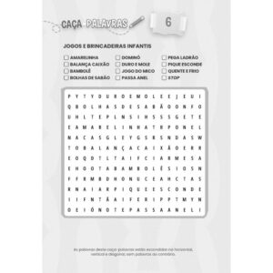 Livro de Atividades Caca Palavras Nivel Facil - Imagem 3