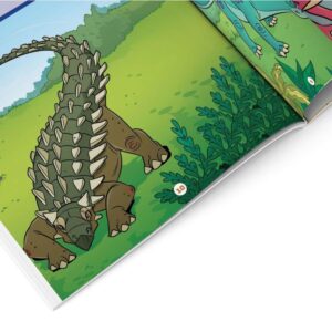 Livro com Adesivos Completando a Cena Dinossauros - Imagem 5