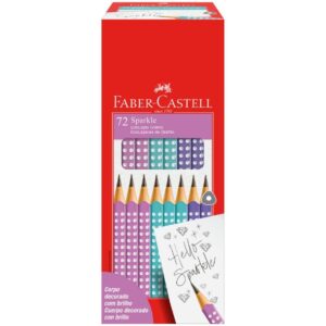 Lapis Preto Triangular Sparkle 3 Modelos - Imagem 1