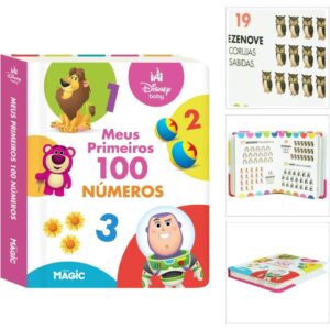 Livro Infantil Ilustrado Meus Primeiros 100 Numeros - Imagem 1