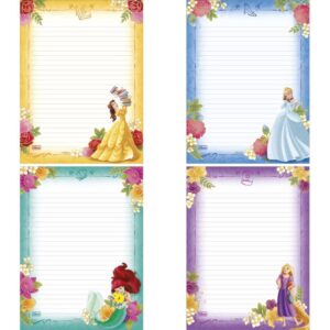 Papel de Carta Decorado Princesas Bloco 50FLS 63G - Imagem 2