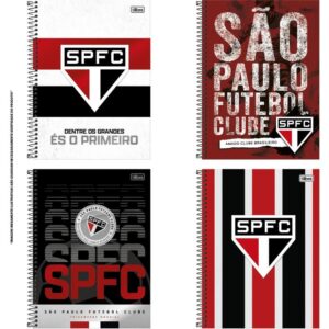 Caderno 10X1 Capa Dura Sao Paulo 160FLS. - Imagem 1