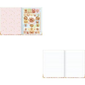 Caderno Brochurao Capa Dura Love Bears 80FLS. - Imagem 2