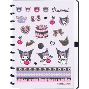 Caderno Inteligente Grande Kuromi 80FLS. 215X280MM - Imagem 3