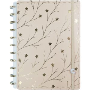 Caderno Inteligente Grande Miss Floral By Giulia 80FLS. - Imagem 1
