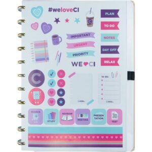 Caderno Inteligente Grande Miss Floral By Giulia 80FLS. - Imagem 2