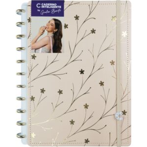 Caderno Inteligente Grande Miss Floral By Giulia 80FLS. - Imagem 3