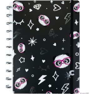 Caderno Inteligente Grande Luluca Pandalu Star 80FLS. - Imagem 1