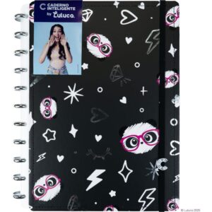 Caderno Inteligente Grande Luluca Pandalu Star 80FLS. - Imagem 3