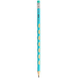 Lapis Preto Sextavado Decorado Hb Ergonomico C/Borracha - Imagem 1