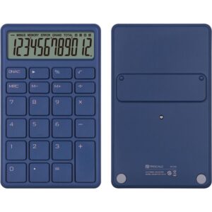 Calculadora de Mesa 12 Dig. Az Solar/Bateria PC110 - Imagem 1