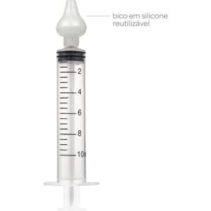 Aspirador Nasal Lavador Nasal Seringa C/02UNID - Imagem 2